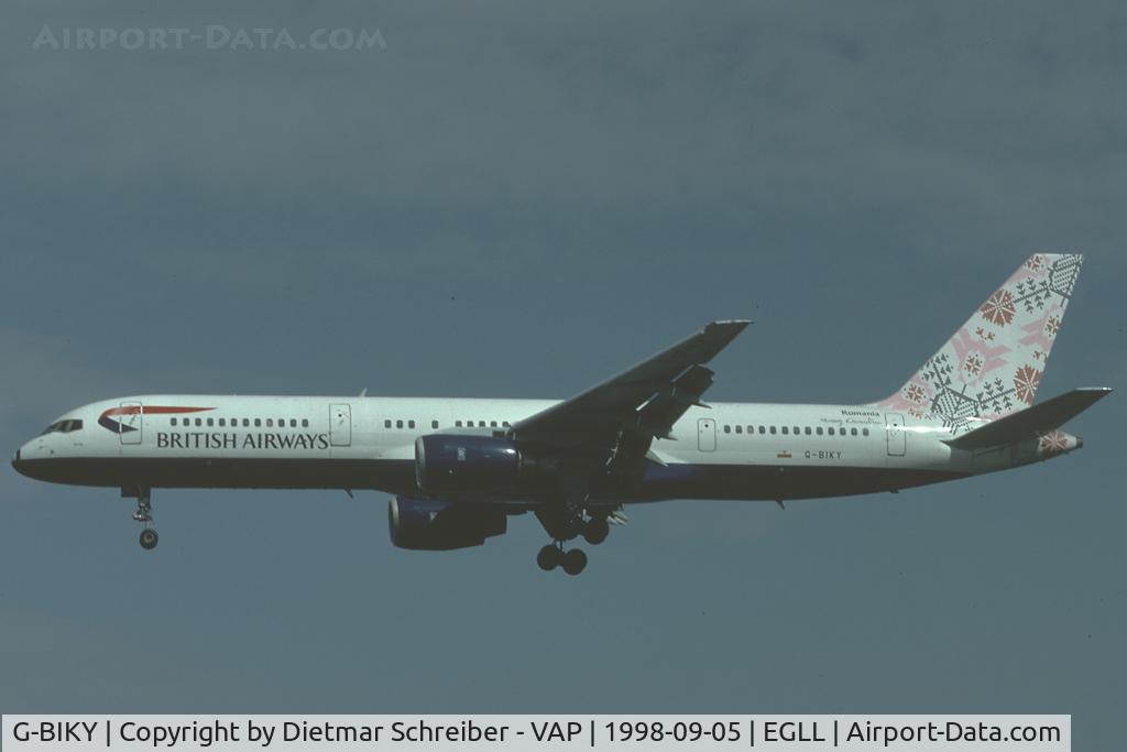 G-BIKY, 1986 Boeing 757-236/SF C/N 23533, British Airways Boeing 757-200