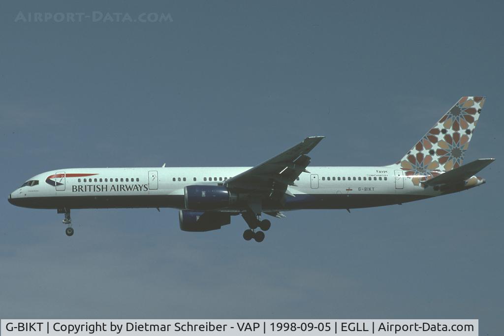 G-BIKT, 1985 Boeing 757-236 C/N 23398, British Airways Boeing 757-200