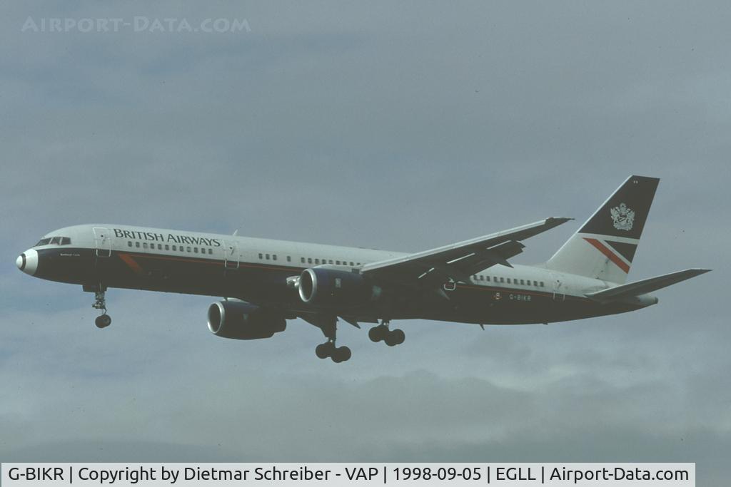 G-BIKR, 1985 Boeing 757-236 C/N 22189, British Airways Boeing 757-200