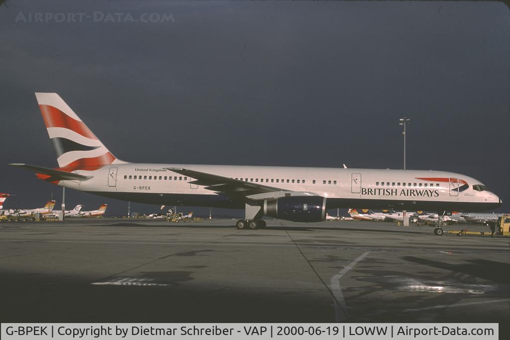 G-BPEK, 1995 Boeing 757-236 C/N 25808, British Airways Boeing 757-200