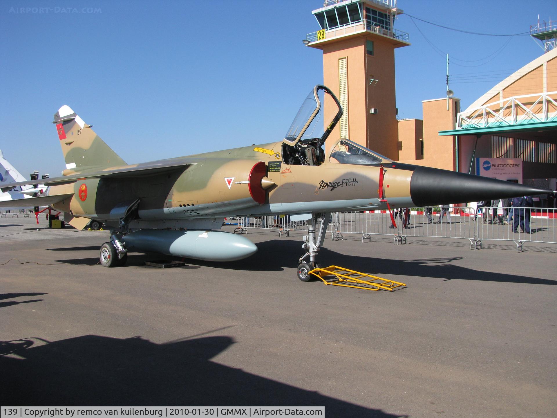 139, Dassault Mirage F.1CH C/N 139, static AEROEXPO Marrakech 2010