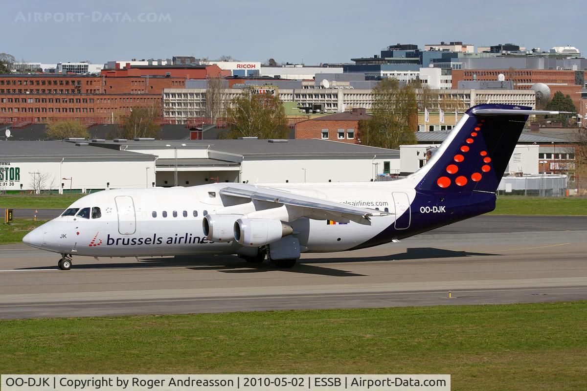 OO-DJK, 1995 British Aerospace Avro 146-RJ85 C/N E.2271, Brussels Airlines