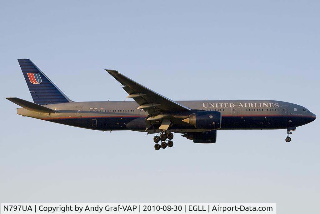 N797UA, 1998 Boeing 777-222 C/N 26924, United Airlines 777-200