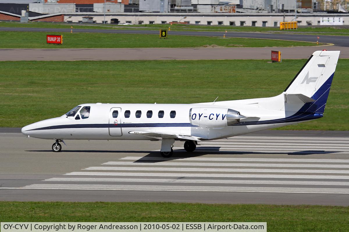 OY-CYV, 1982 Cessna 550 Citation II C/N 550-0440, North Flying NFA037 to MMX