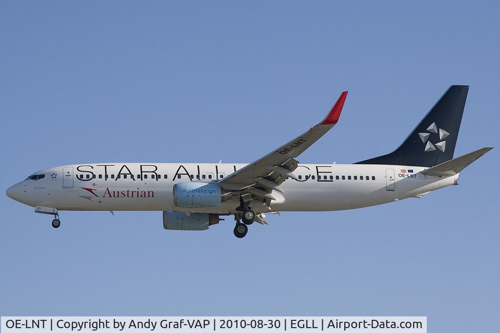 OE-LNT, 2006 Boeing 737-8Z9 C/N 33834, Austrian Airlines 737-800