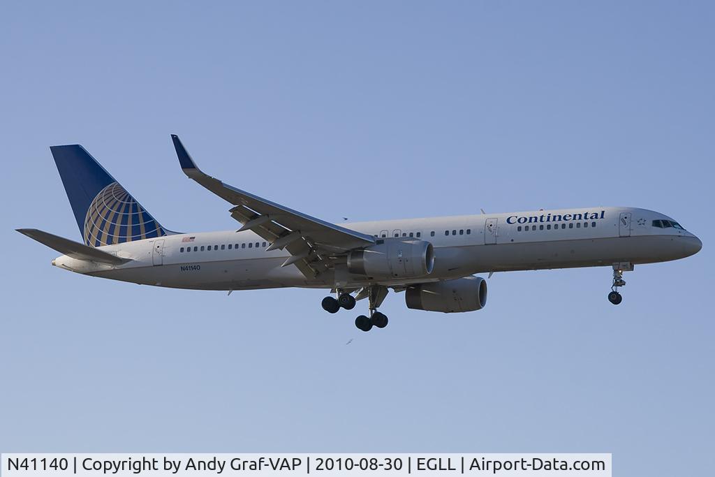 N41140, 2000 Boeing 757-224 C/N 30353, Continental Airlines 757-200