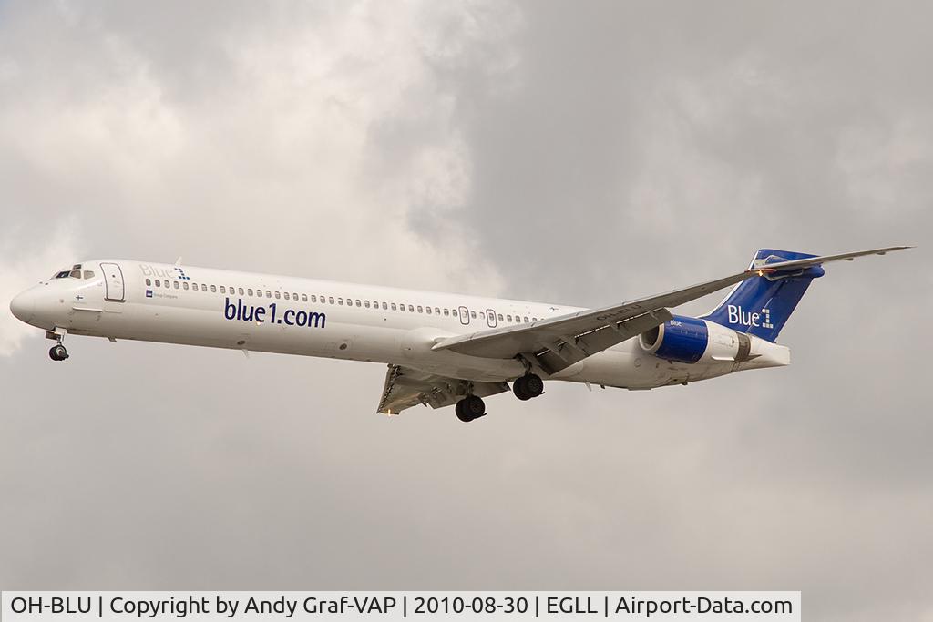 OH-BLU, 1996 McDonnell Douglas MD-90-30 C/N 53458, Blue 1 MD90