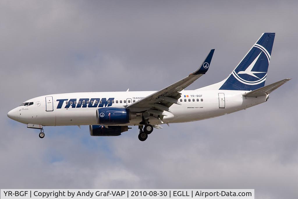YR-BGF, 2001 Boeing 737-78J C/N 28440, Tarom 737-700