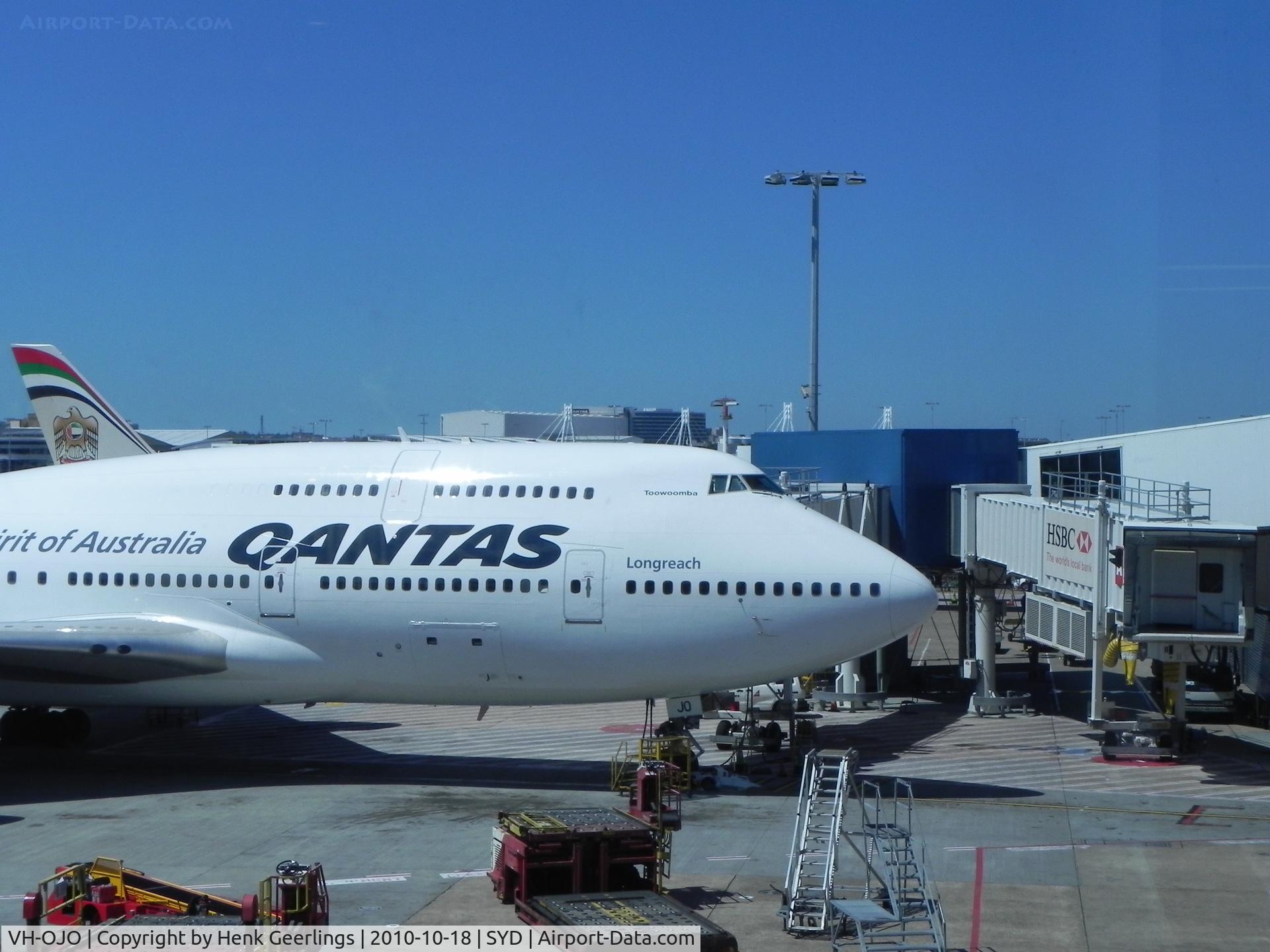 VH-OJO, 1992 Boeing 747-438 C/N 25544, Sydney