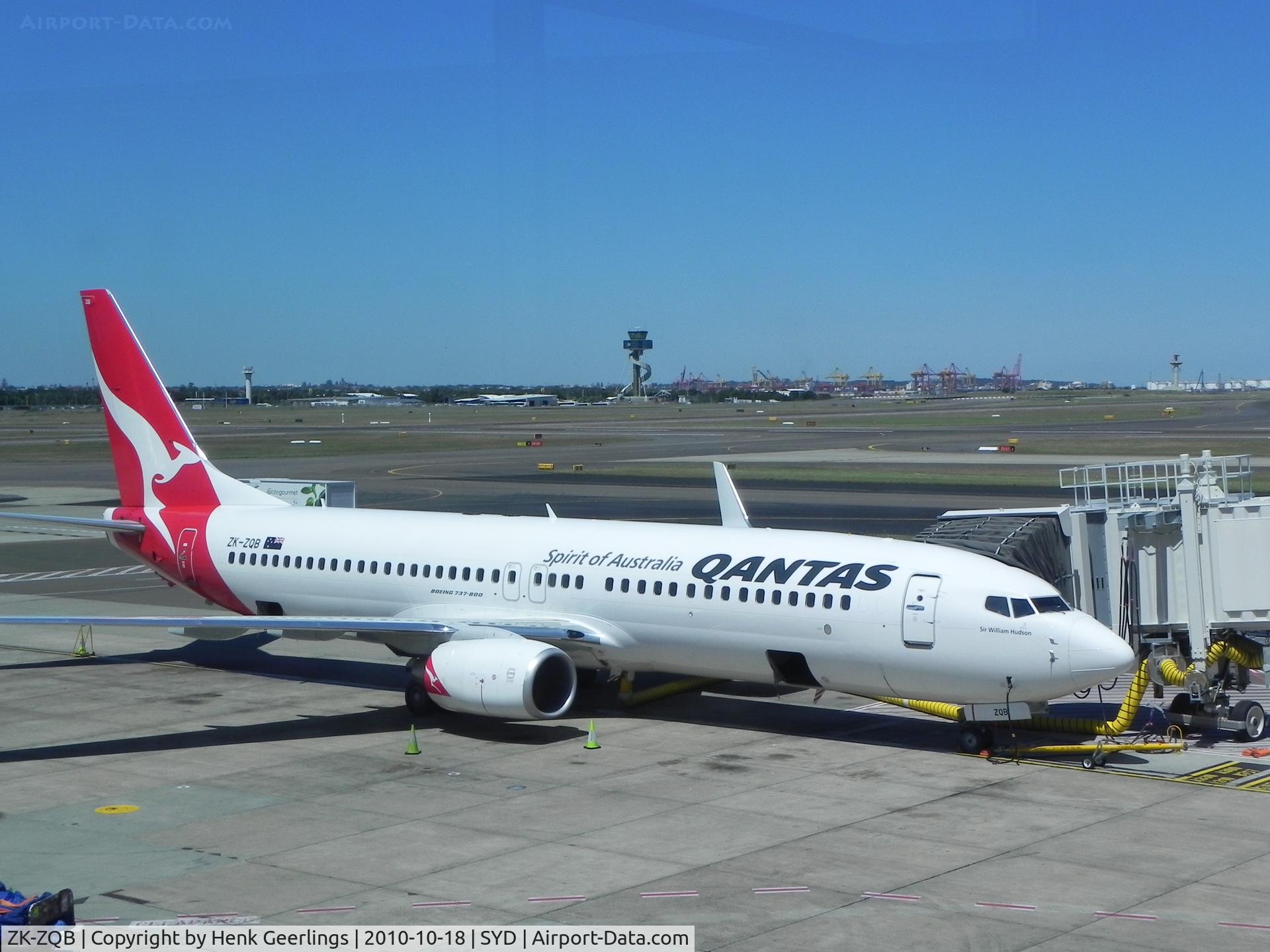 ZK-ZQB, 2009 Boeing 737-838 C/N 34201, Sydney