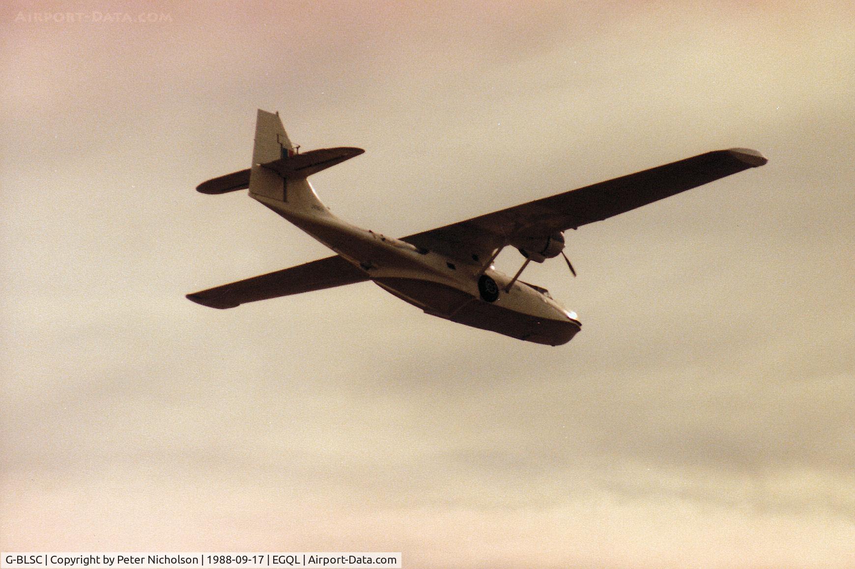 G-BLSC, 1944 Consolidated PBY-5A Catalina C/N 1997, PBY-5A Catalina on display at the 1988 RAF Leuchars Airshow.