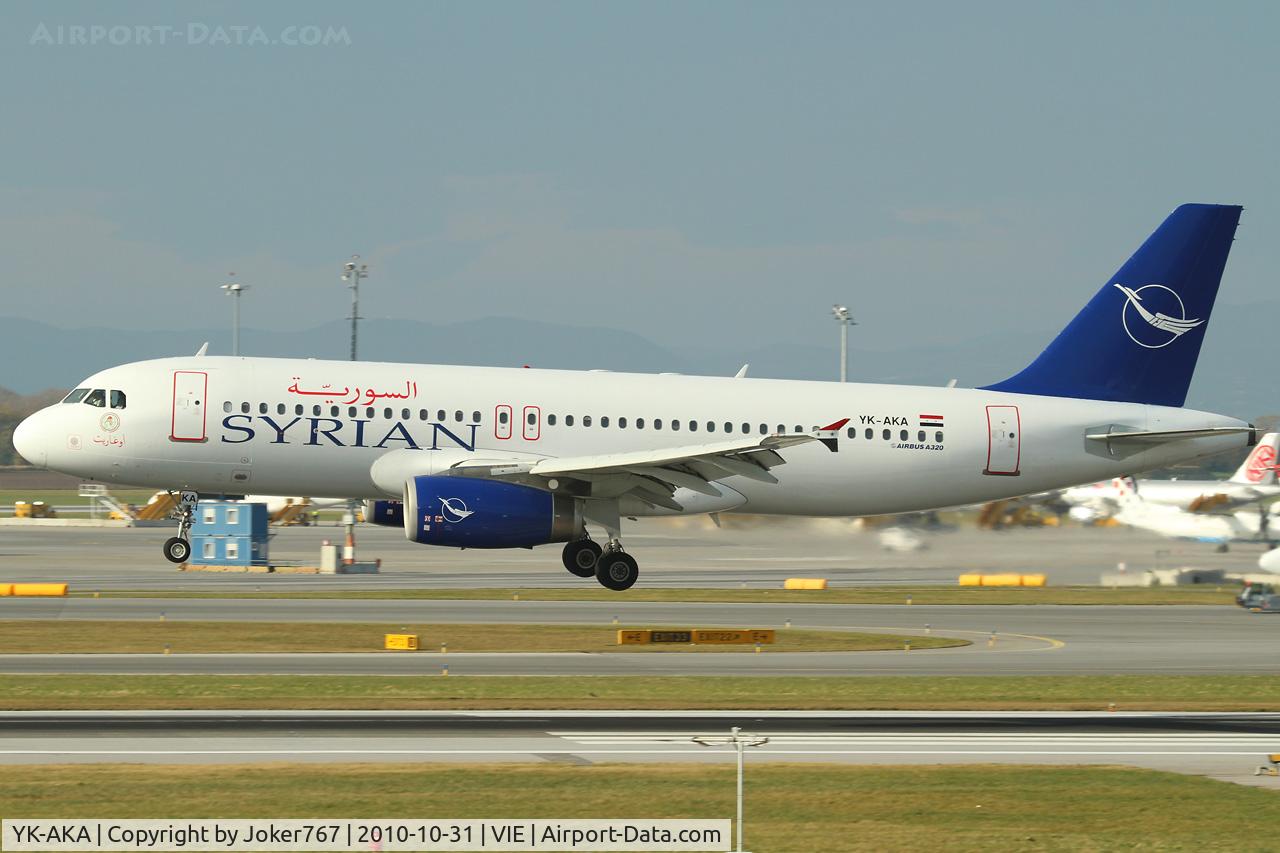 YK-AKA, 1998 Airbus A320-232 C/N 886, Syrian Arab Airlines