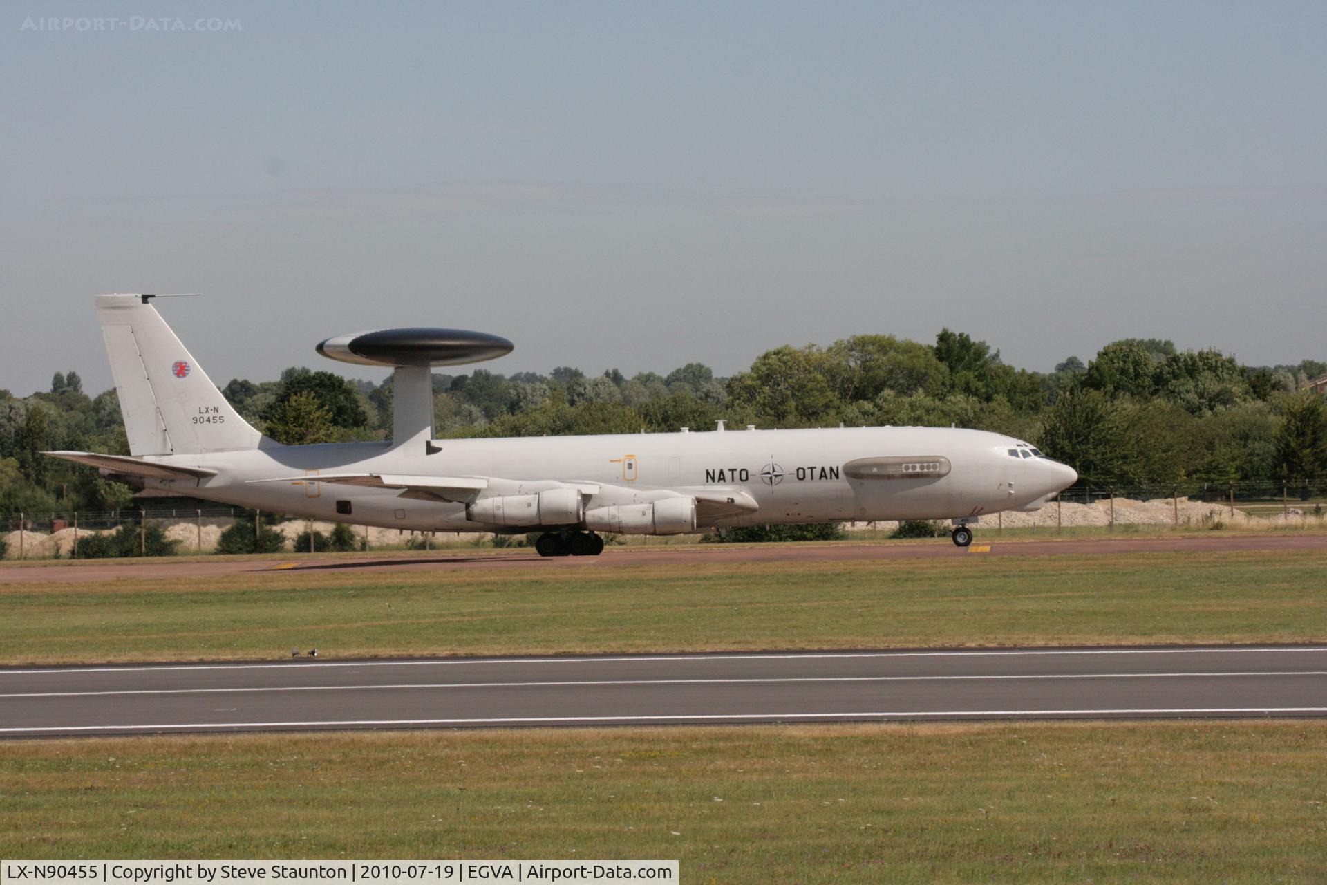 LX-N90455, 1984 Boeing E-3A Sentry C/N 22850, Taken at the Royal International Air Tattoo 2010