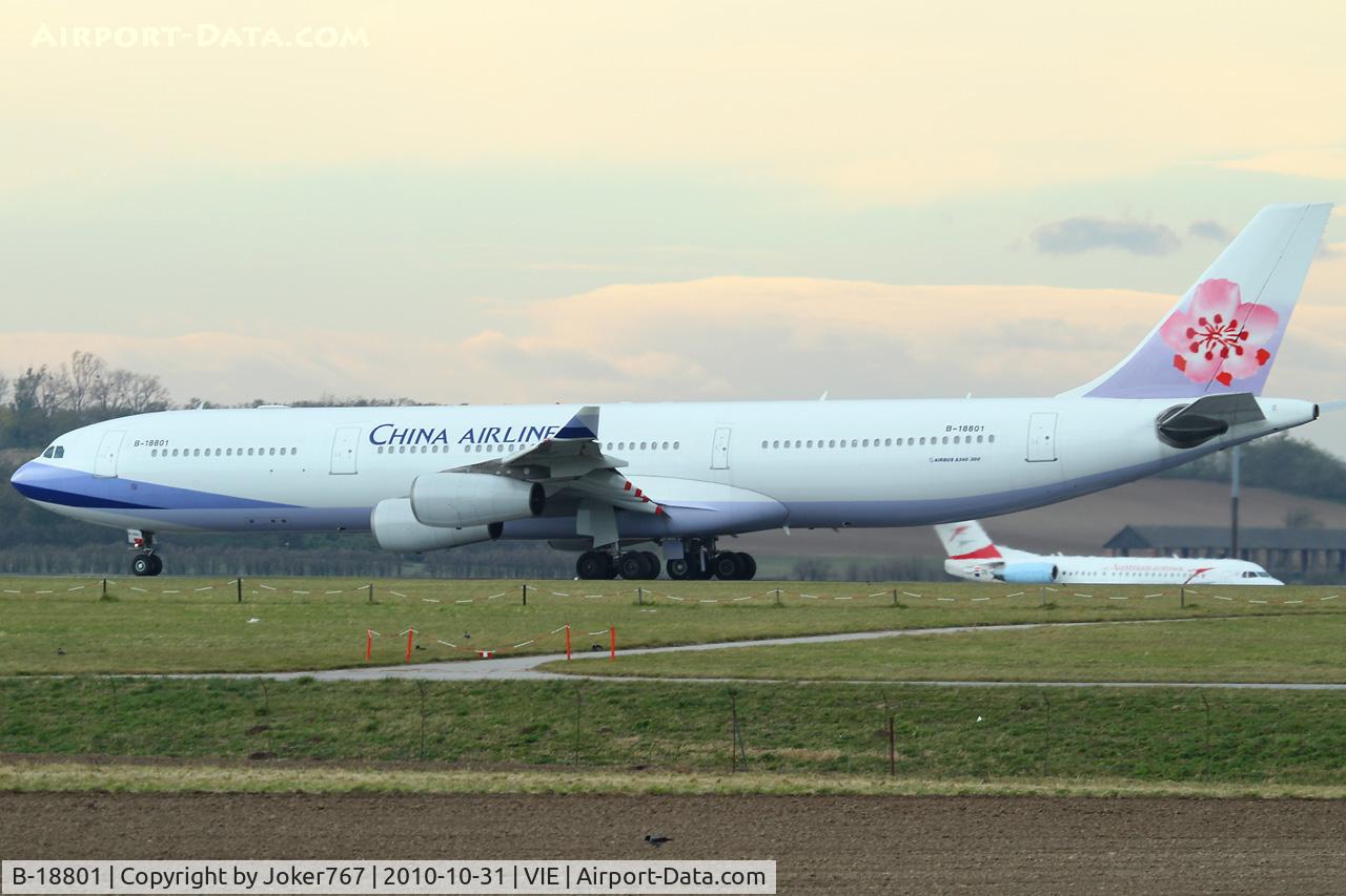 B-18801, 2001 Airbus A340-313 C/N 402, China Airlines