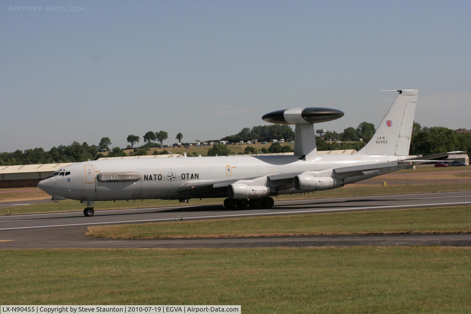 LX-N90455, 1984 Boeing E-3A Sentry C/N 22850, Taken at the Royal International Air Tattoo 2010