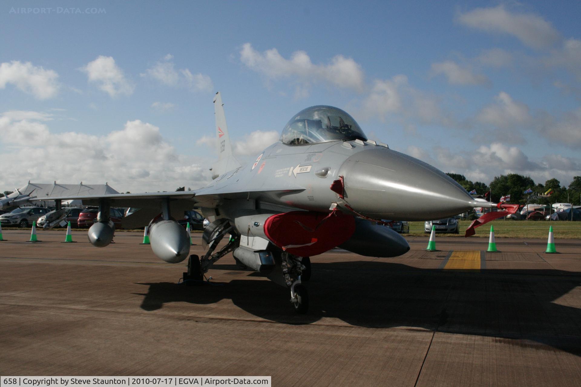 658, General Dynamics F-16AM Fighting Falcon C/N 6K-30, Taken at the Royal International Air Tattoo 2010