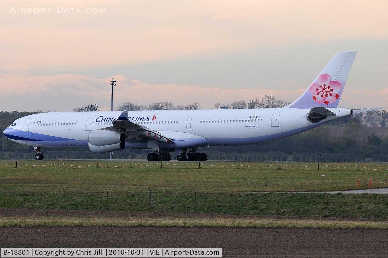 B-18801, 2001 Airbus A340-313 C/N 402, China Airlines