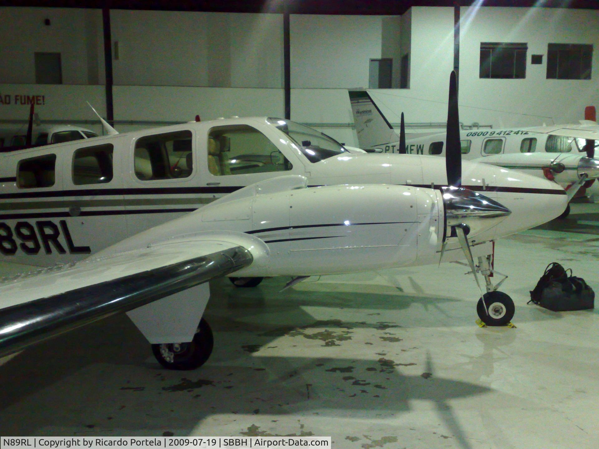 N89RL, 2004 Raytheon Aircraft Company 58 C/N TH-2101, Photo taken after arriving at Belo Horizonte - Brazil, new home of 89RL, now PR-SPA.
