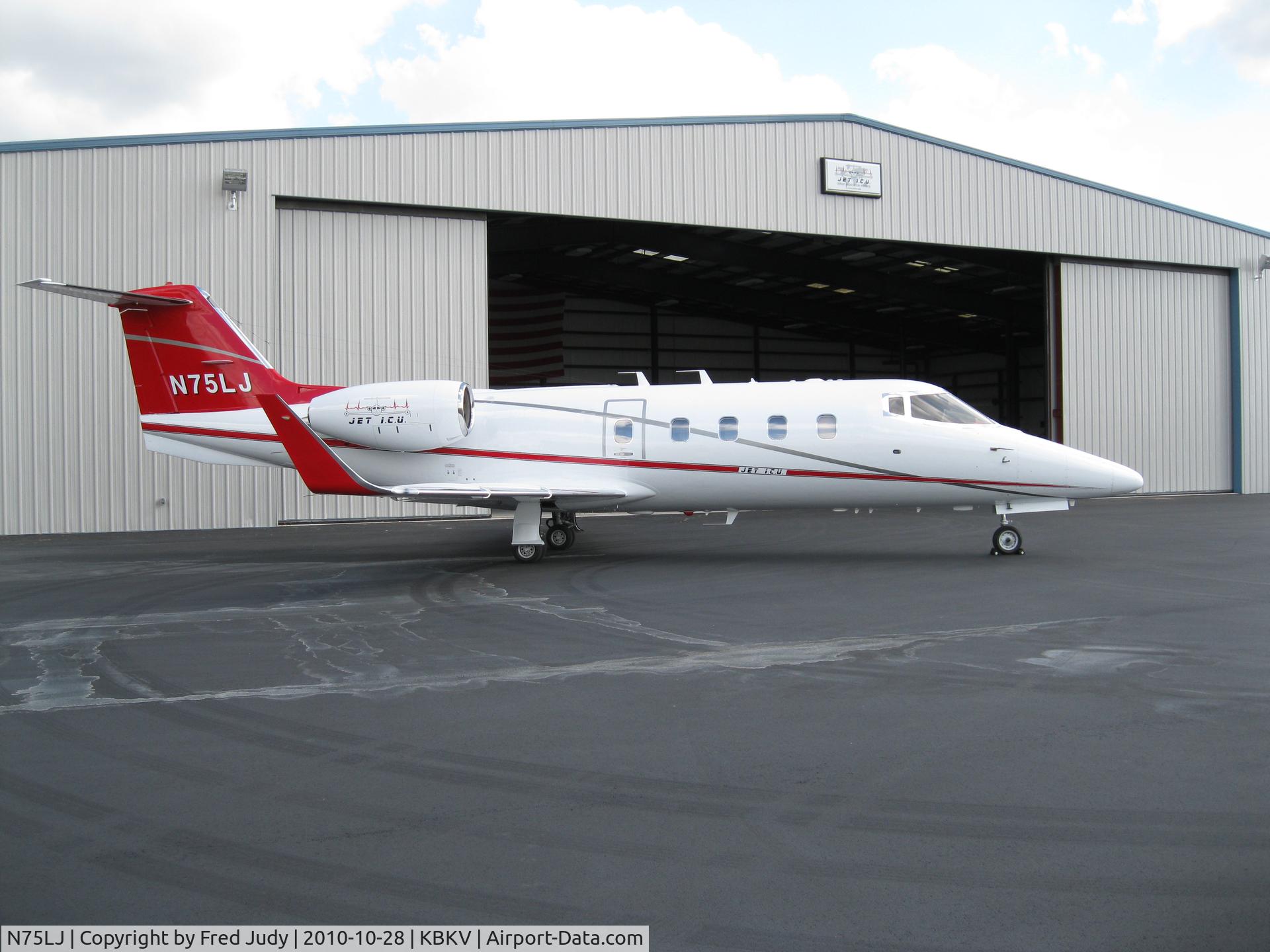 N75LJ, 1983 Gates Learjet 55 C/N 55-065, Jet ICU Air Ambulance