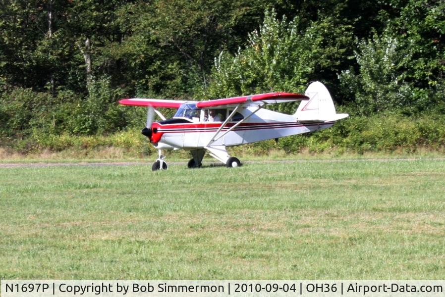 N1697P, 1954 Piper PA-22 C/N 22-2483, Riverside, Ohio fly-in.