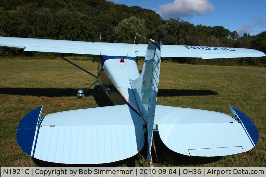 N1921C, 1953 Cessna 170B C/N 26066, Riverside, Ohio fly-in