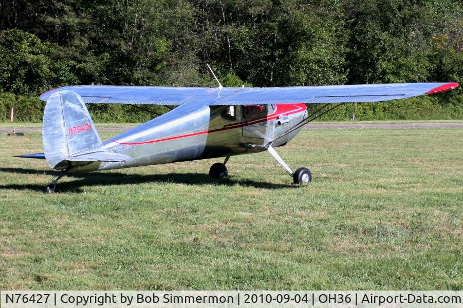 N76427, 1946 Cessna 140 C/N 10853, Riverside, Ohio fly-in