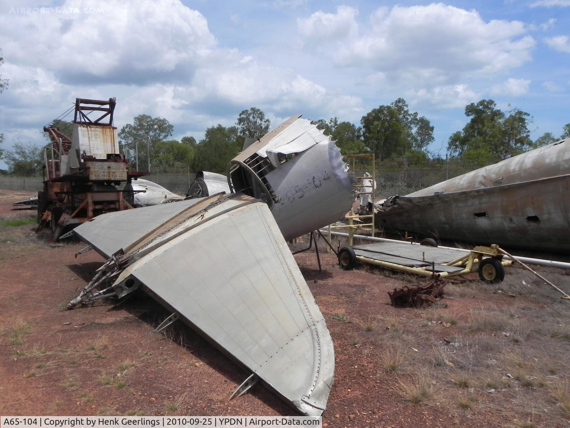 A65-104, Douglas C-47B Skytrain C/N 16547/33295, cn 16547-33295 ,  RAAF  C-47B-35-DK  , A65-104 , Aviation Museum , Darwin , 24 sep '10