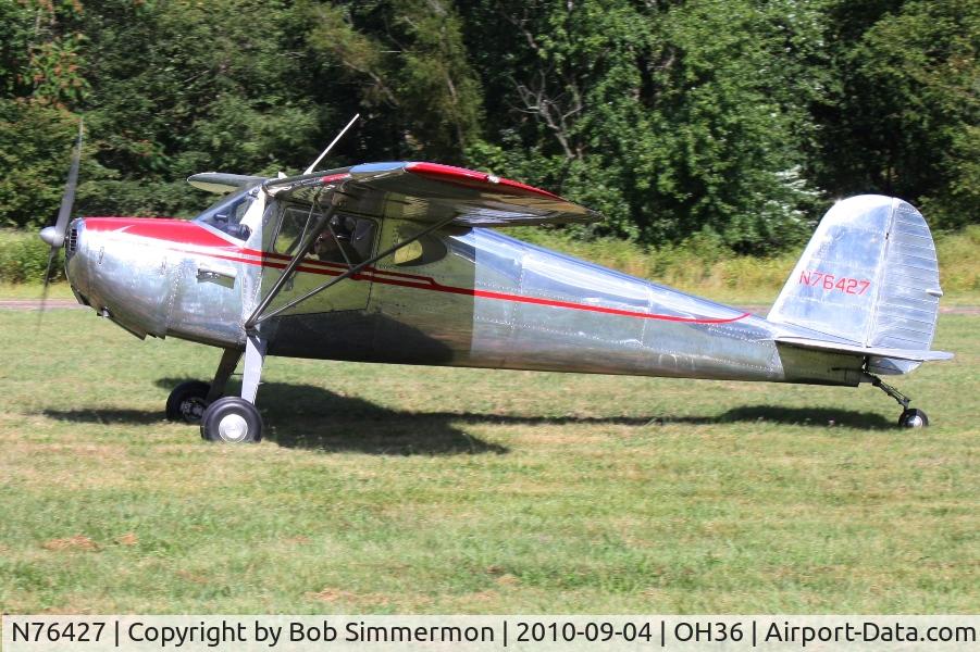 N76427, 1946 Cessna 140 C/N 10853, Riverside, Ohio fly-in