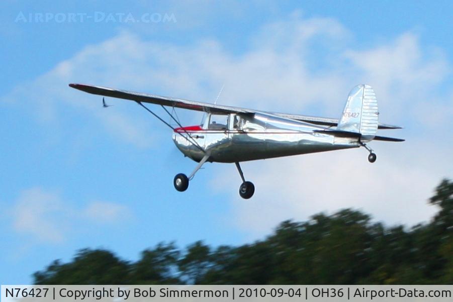 N76427, 1946 Cessna 140 C/N 10853, Riverside, Ohio fly-in
