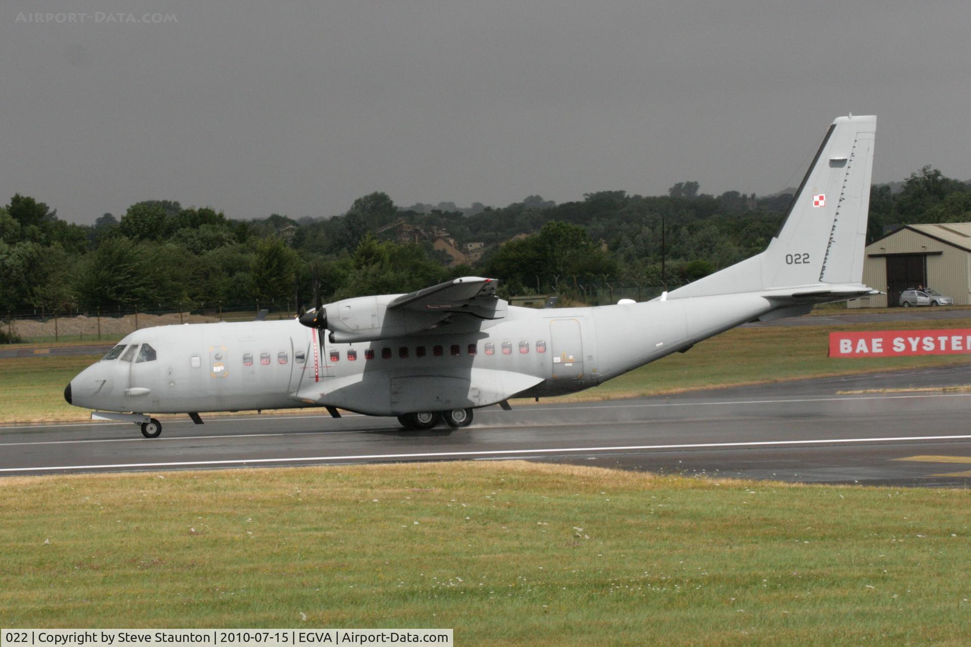 022, CASA C-295M C/N S-053, Taken at the Royal International Air Tattoo 2010