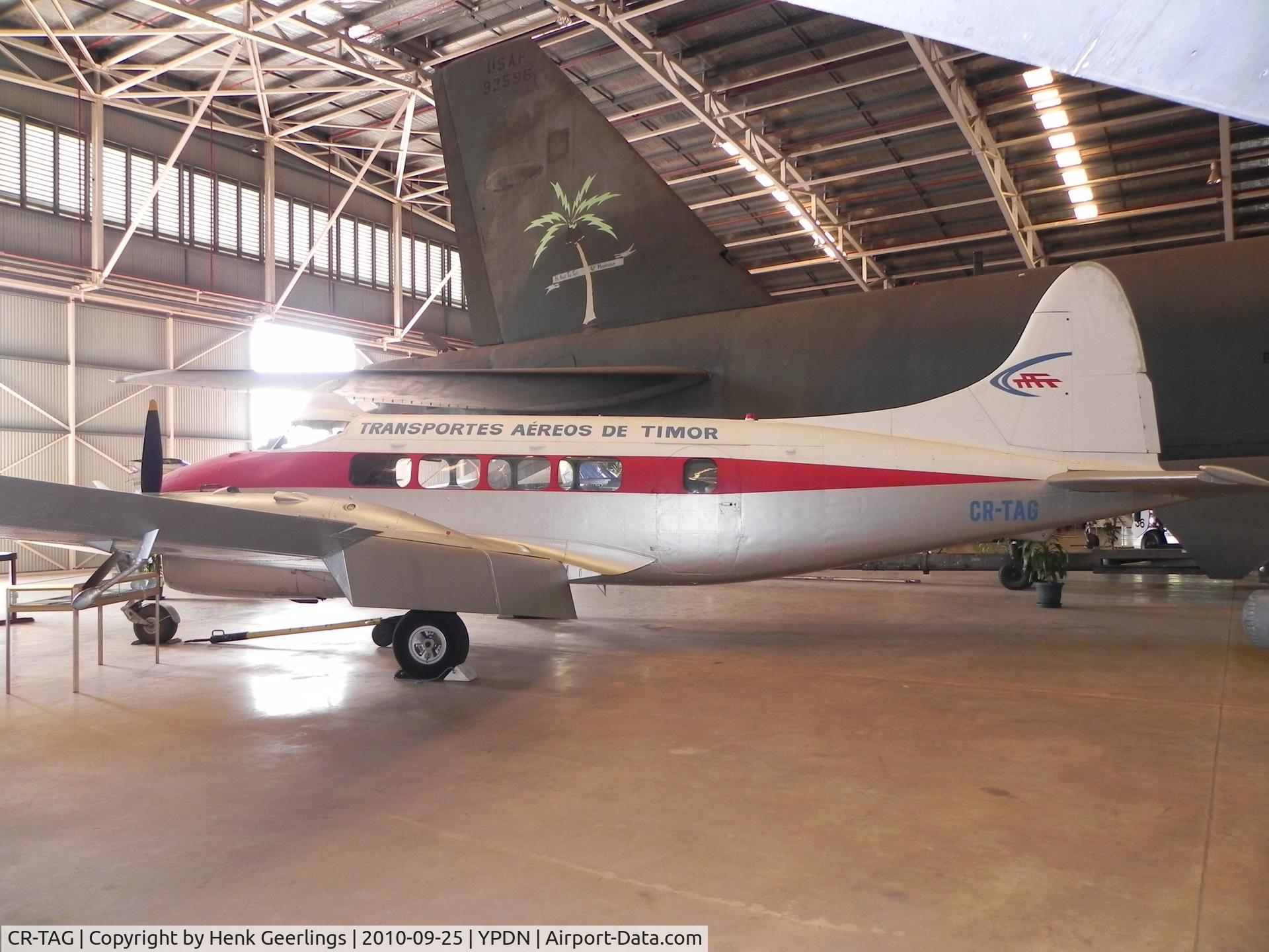 CR-TAG, 1952 De Havilland DH-104 Dove 1B C/N 04373, Darwin Aviation Museum