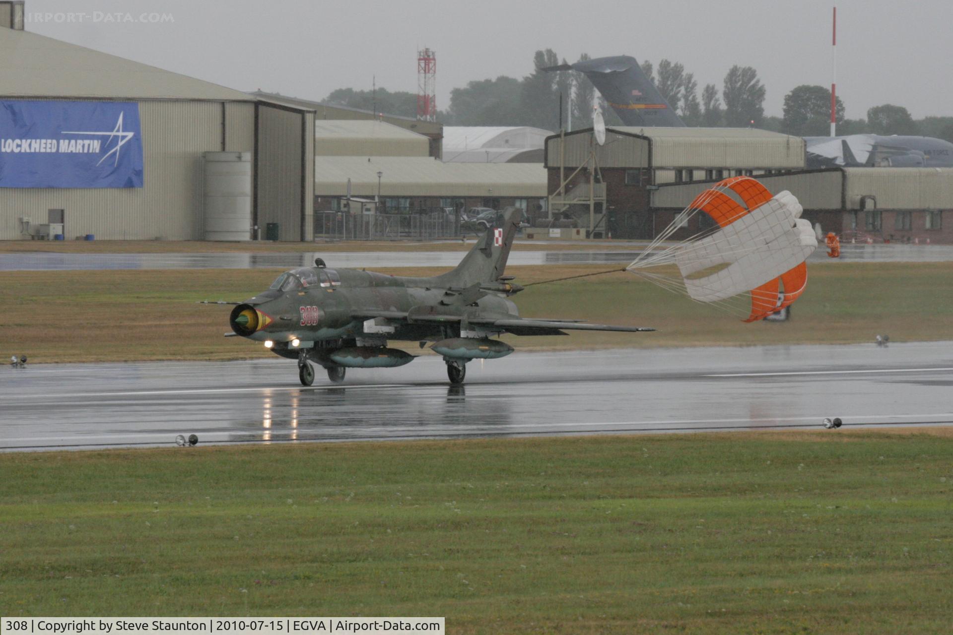 308, Sukhoi Su-22UM-3K C/N 17532366308, Taken at the Royal International Air Tattoo 2010