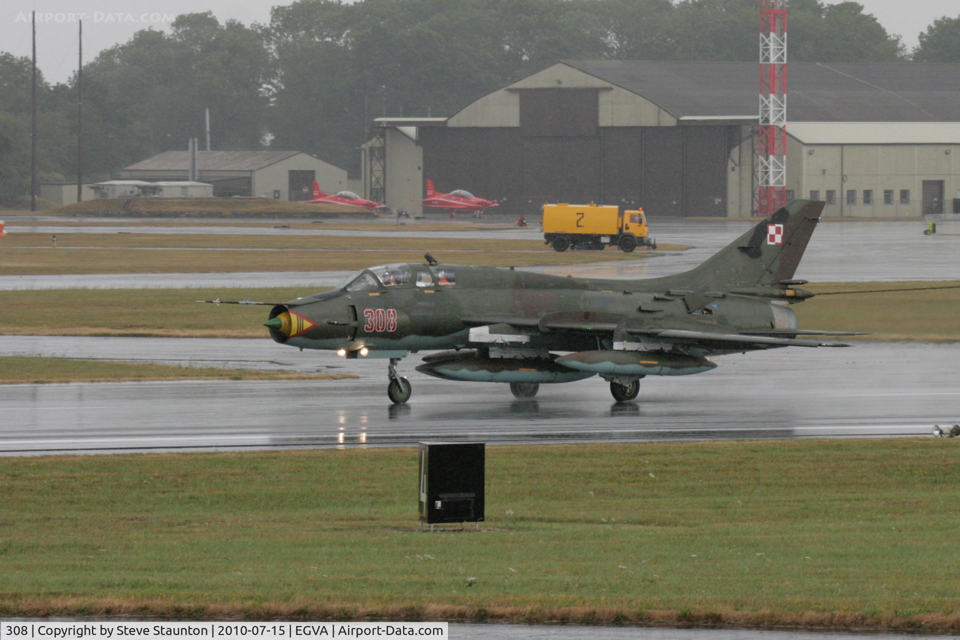 308, Sukhoi Su-22UM-3K C/N 17532366308, Taken at the Royal International Air Tattoo 2010