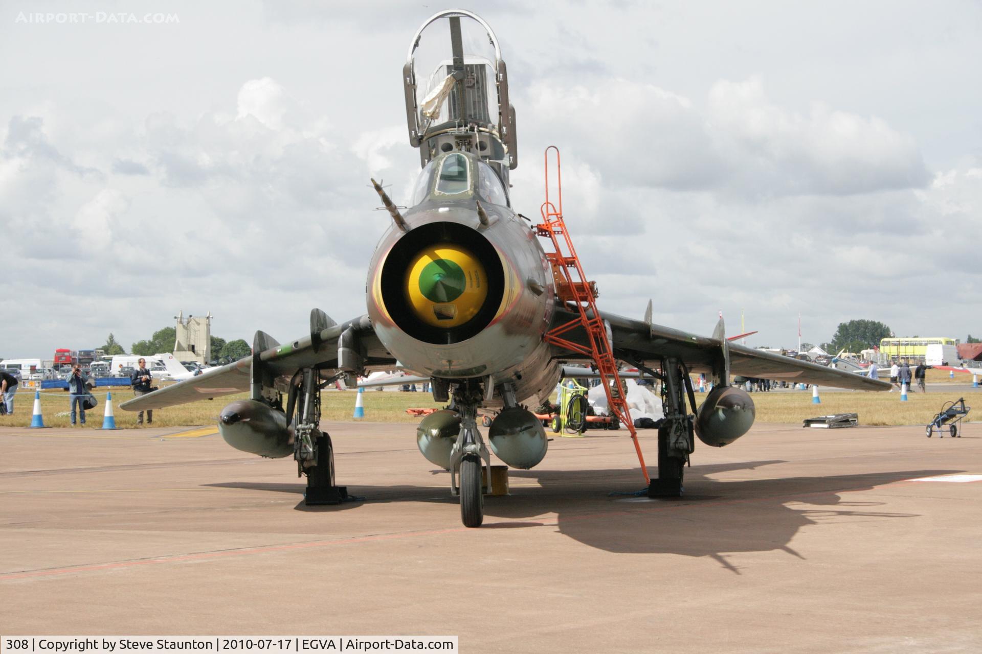308, Sukhoi Su-22UM-3K C/N 17532366308, Taken at the Royal International Air Tattoo 2010
