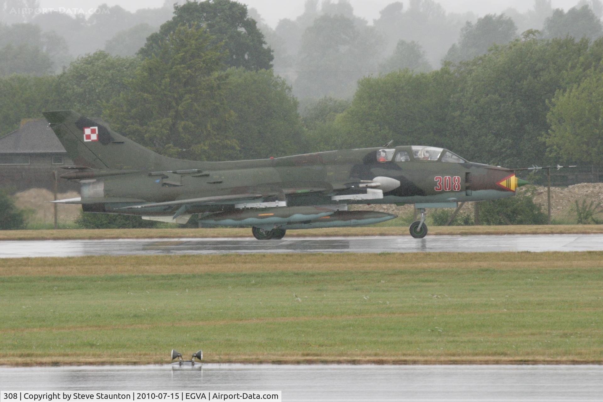 308, Sukhoi Su-22UM-3K C/N 17532366308, Taken at the Royal International Air Tattoo 2010