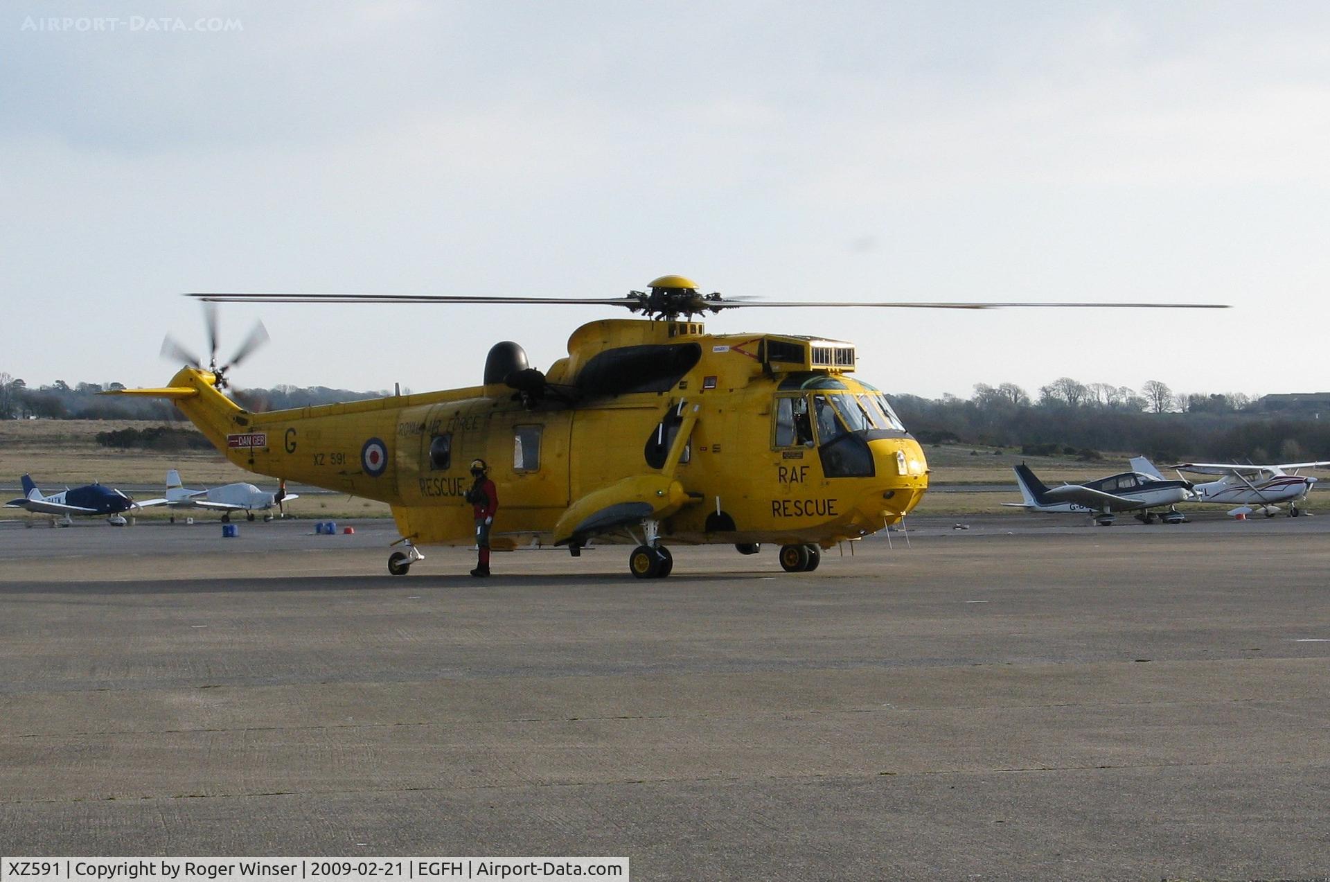 XZ591, 1978 Westland Sea King HAR.3 C/N WA857, Coded G. Operated by 22 Squadron RAF/203(R) Squadron RAF based at RAF Valley.