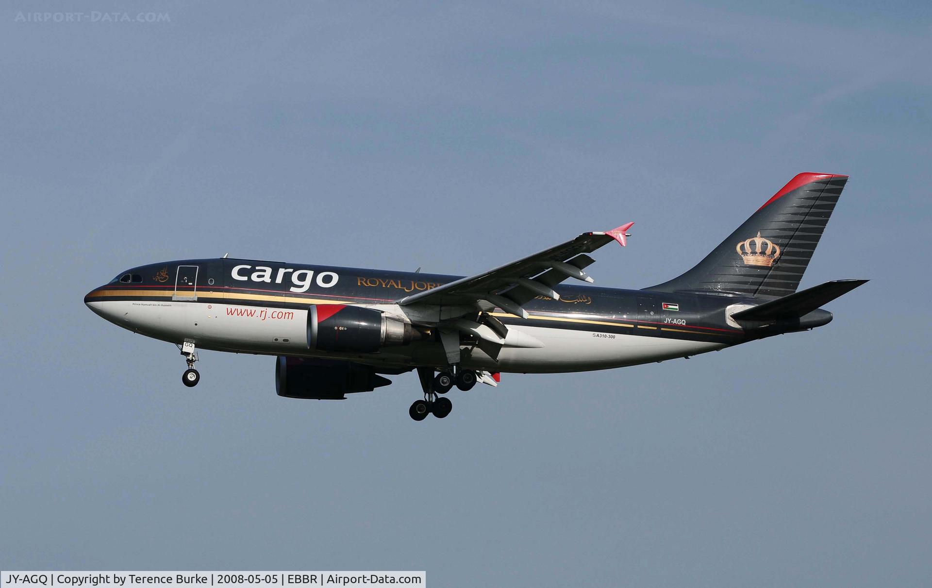 JY-AGQ, 1987 Airbus A310-304F C/N 445, Short Finals RNY 02 Brussels
