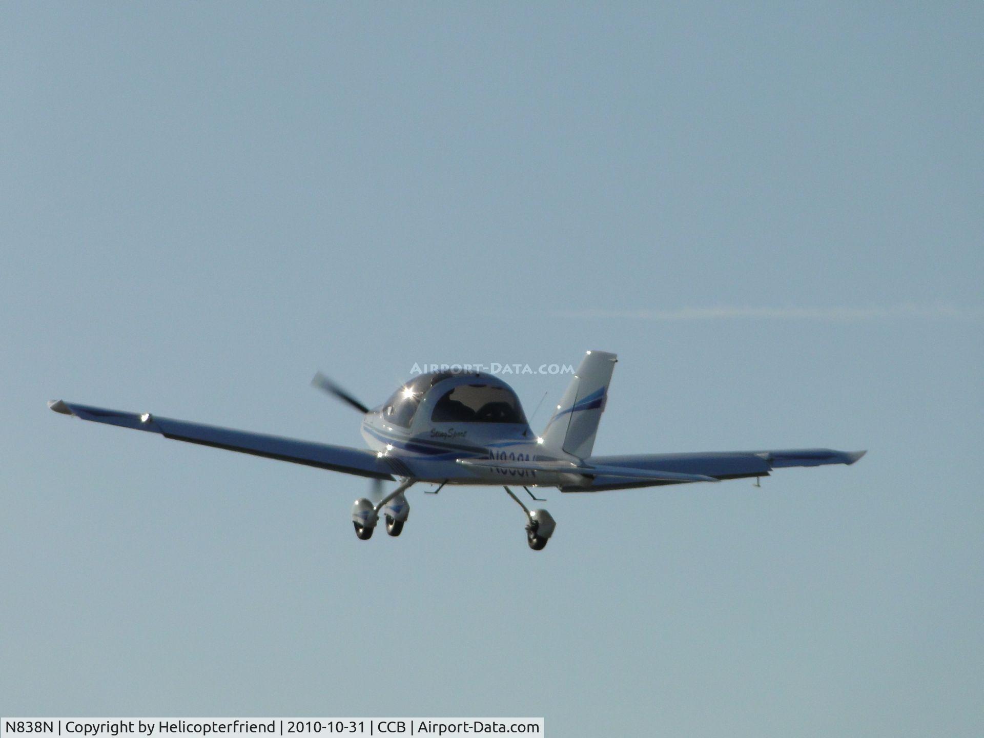 N838N, 2006 TL Ultralight TL-2000 Sting Sport C/N TLUSA138, Airbourne and starting to climb out westbound
