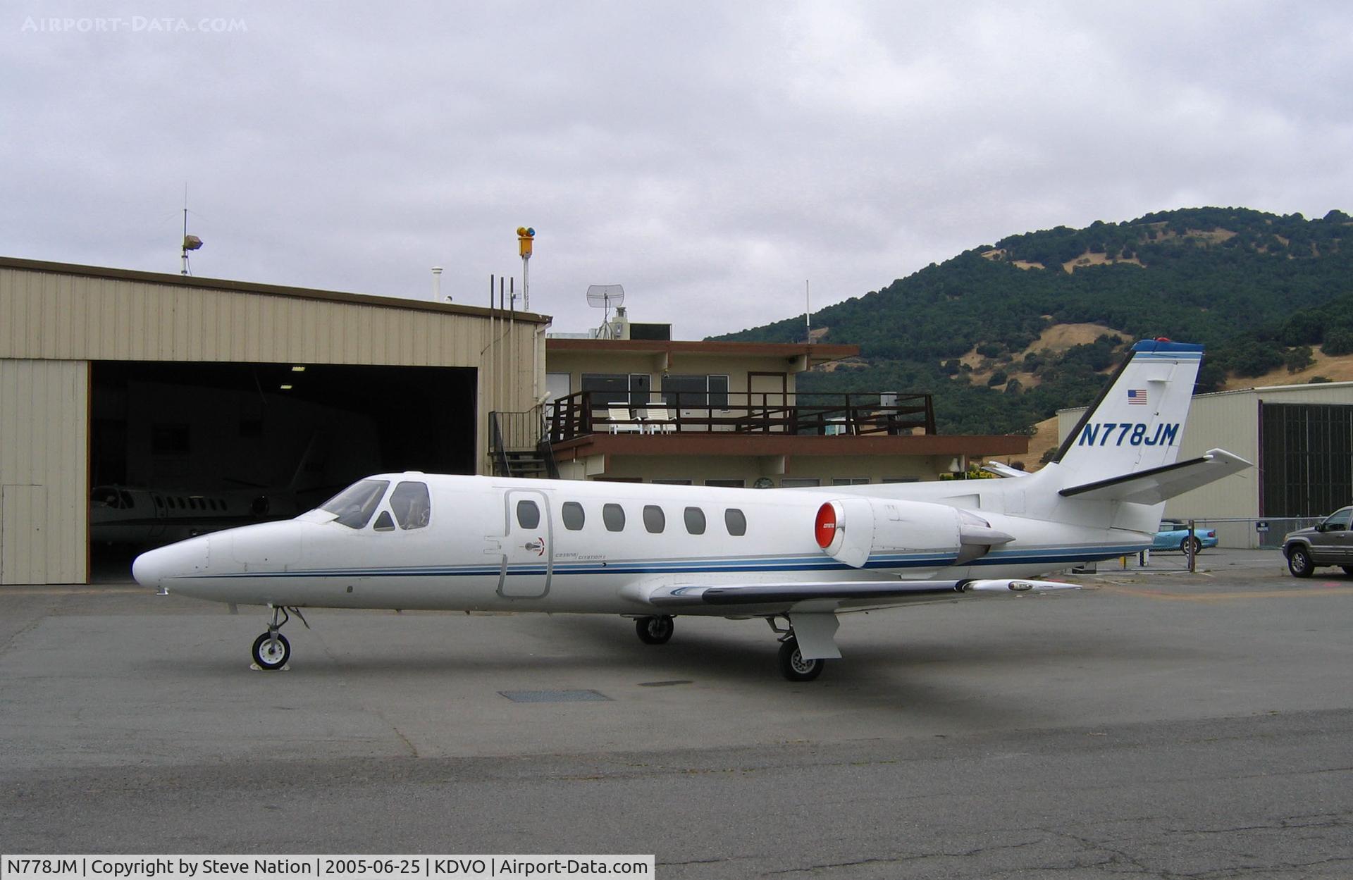 N778JM, 1985 Cessna S550 Citation IIS C/N S550-0072, Premier Aviation (Novato, CA) 1985 Cessna S550 @ Gnoss Field/Novato, CA (now N627HS s/n 550S-0072)
