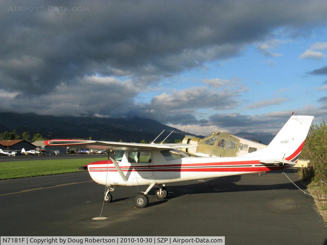 N7181F, 1966 Cessna 150F C/N 15063781, 1966 Cessna 150F, Continental O-200 100 Hp