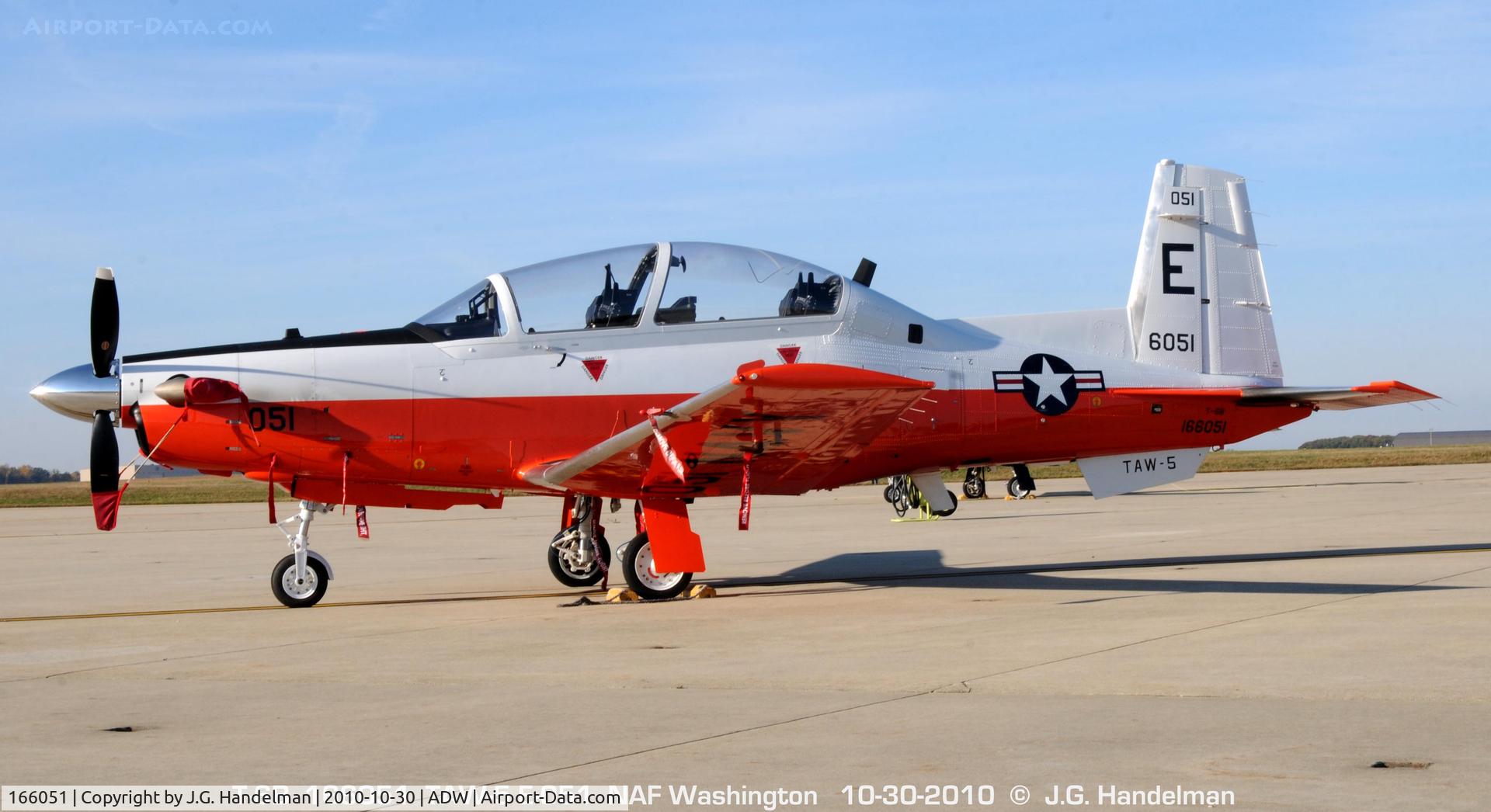 166051, Raytheon T-6A Texan II C/N PN-42, at NAF Washington