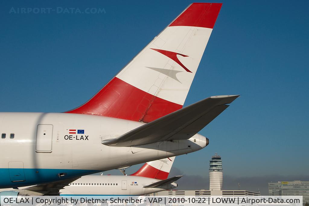OE-LAX, 1992 Boeing 767-3Z9/ER C/N 27095, Austrian Airlines Boeing 767-300