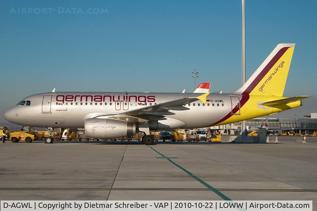 D-AGWL, 2008 Airbus A319-132 C/N 3534, Germanwings Airbus 319