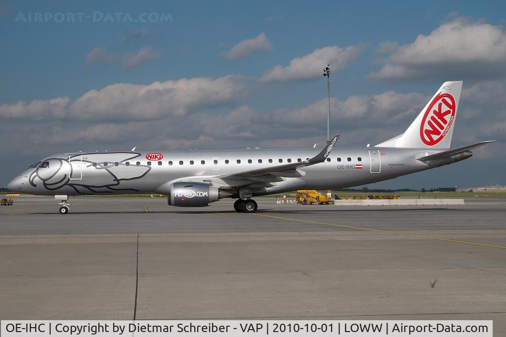 OE-IHC, 2010 Embraer 190LR (ERJ-190-100LR) C/N 19000349, Fly Niki Embraer 190