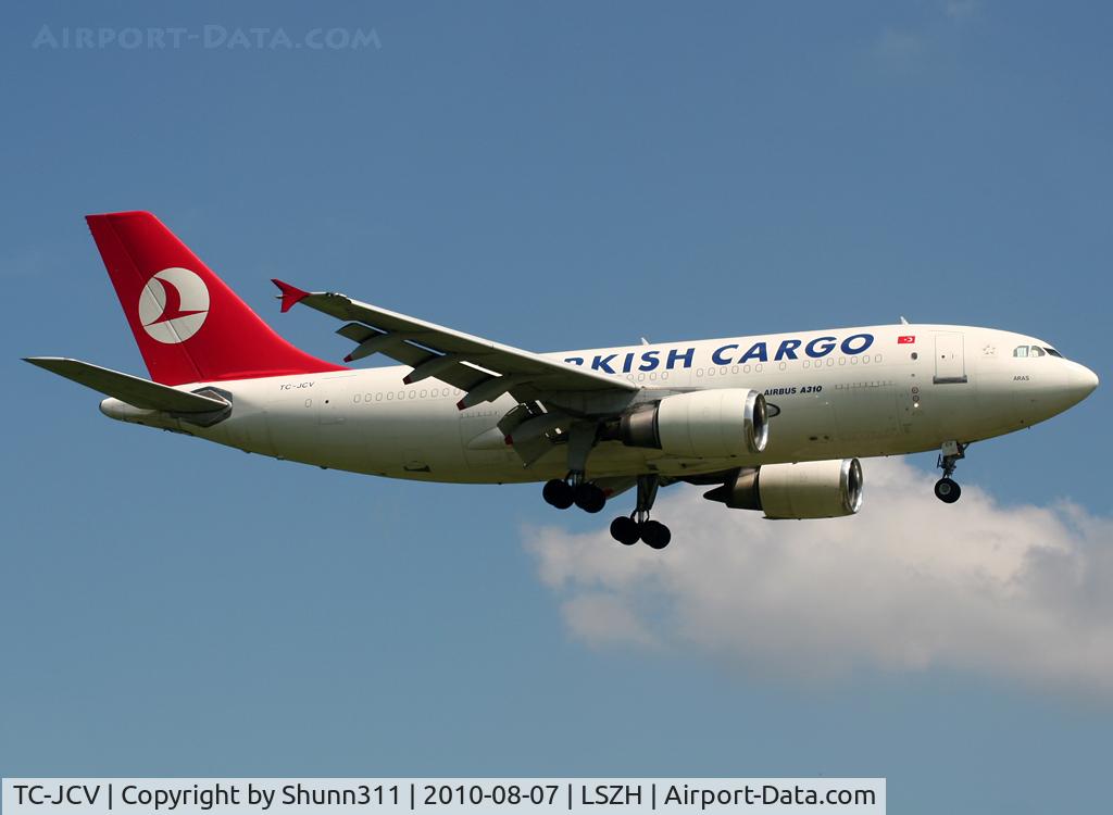TC-JCV, 1988 Airbus A310-304 C/N 476, Landing rwy 14