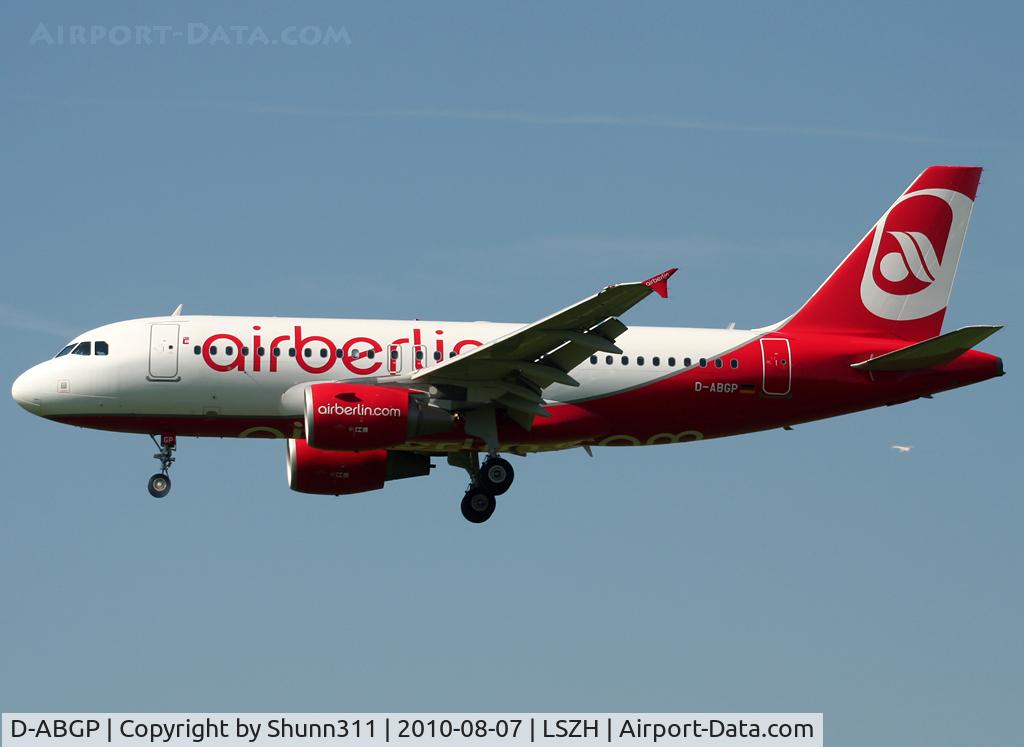 D-ABGP, 2008 Airbus A319-112 C/N 3728, Landing rwy 14