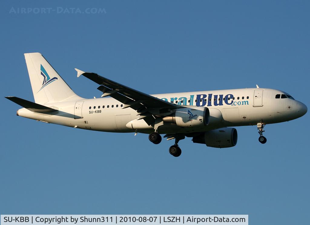 SU-KBB, 2007 Airbus A319-112 C/N 3171, Landing rwy 14