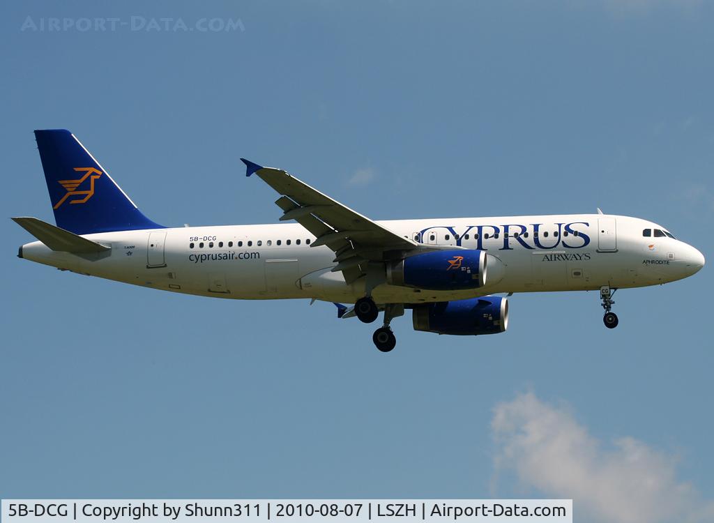 5B-DCG, 2010 Airbus A320-232 C/N 4197, Landing rwy 14