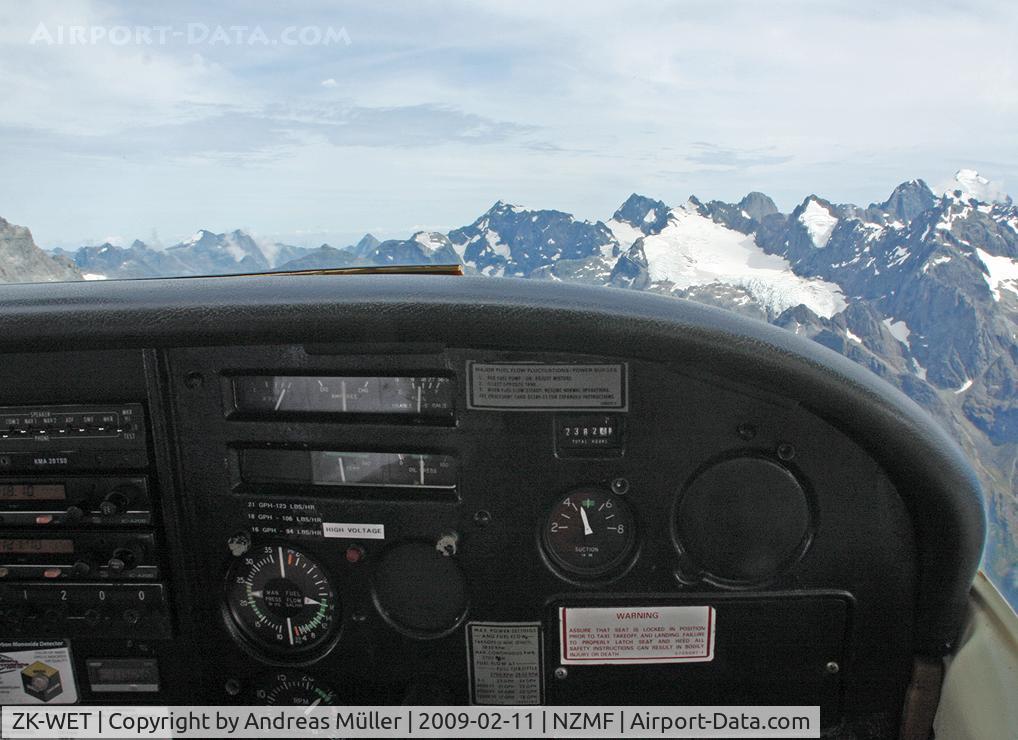 ZK-WET, Cessna 207A Skywagon 207 C/N 20700375, Around Milford Sound.
