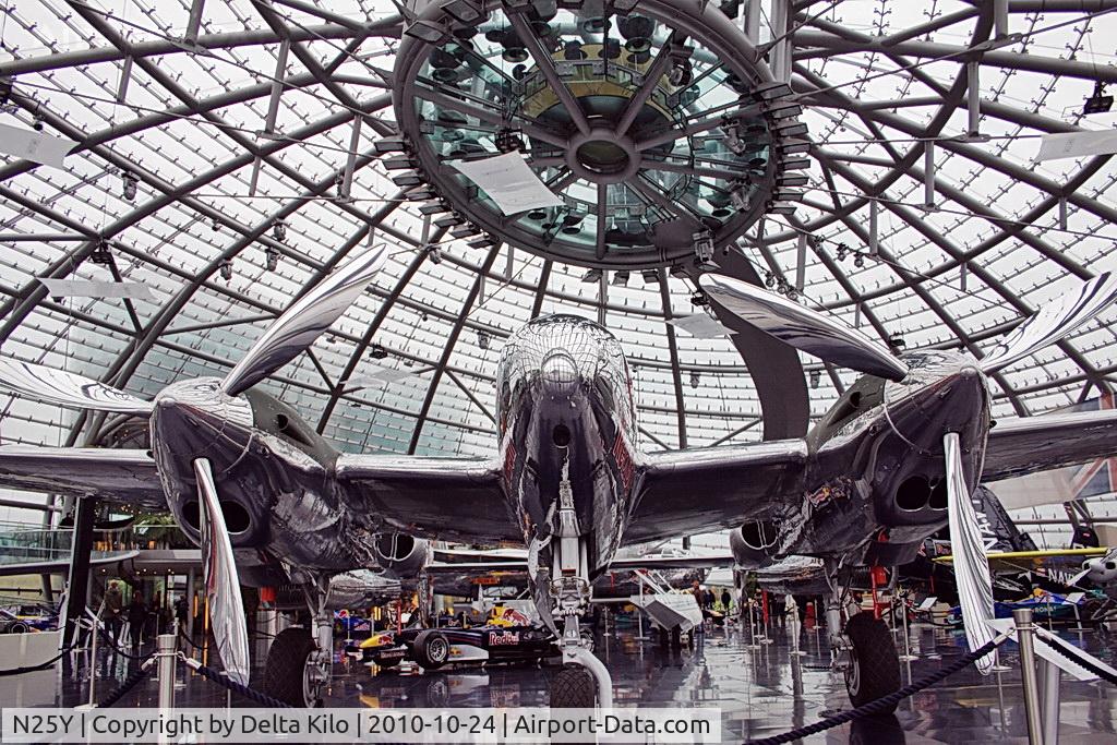 N25Y, 1944 Lockheed P-38L-5LO Lightning C/N AF44-53254, Flying Bulls Hangar 7